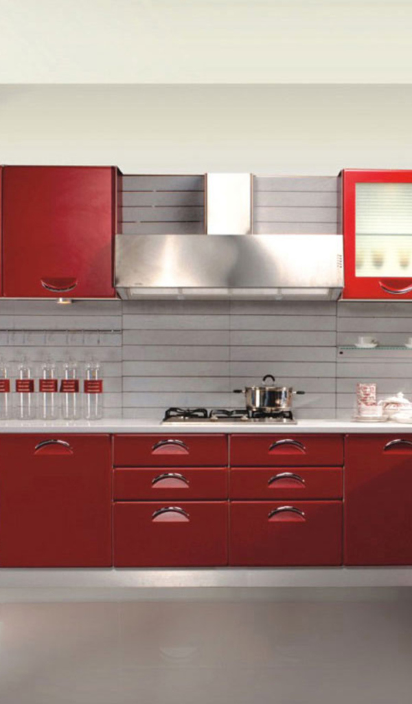 Современная светлая кухня