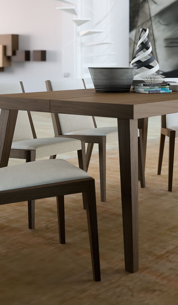 Аккуратная мебель в столовой