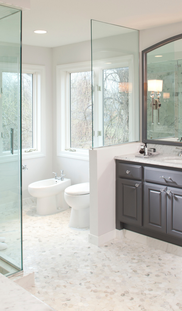 Приятный стиль оформления ванной