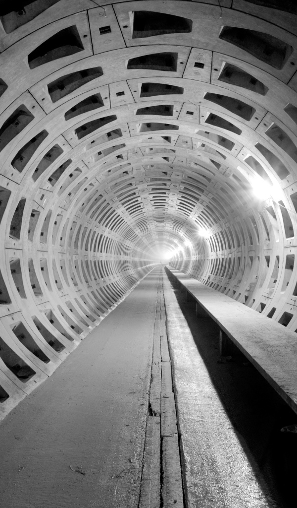 Фотография подземной галереи