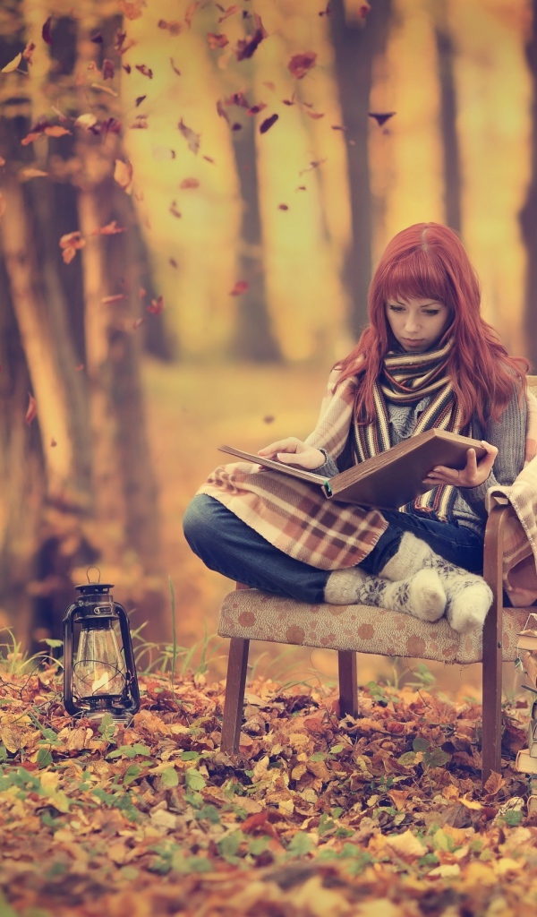 Фотография рыжая в лесу