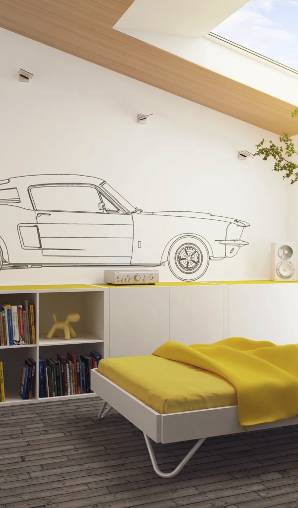 Окно в потолке детской