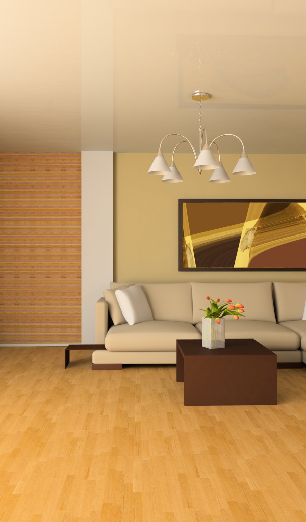 Просторная комната гостиная