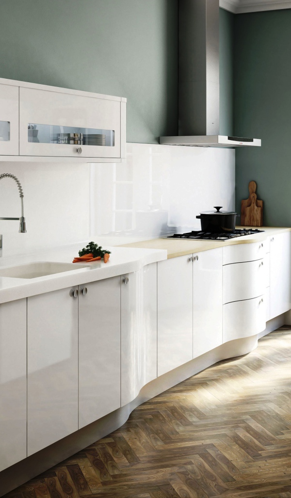 Строгий дизайн кухни