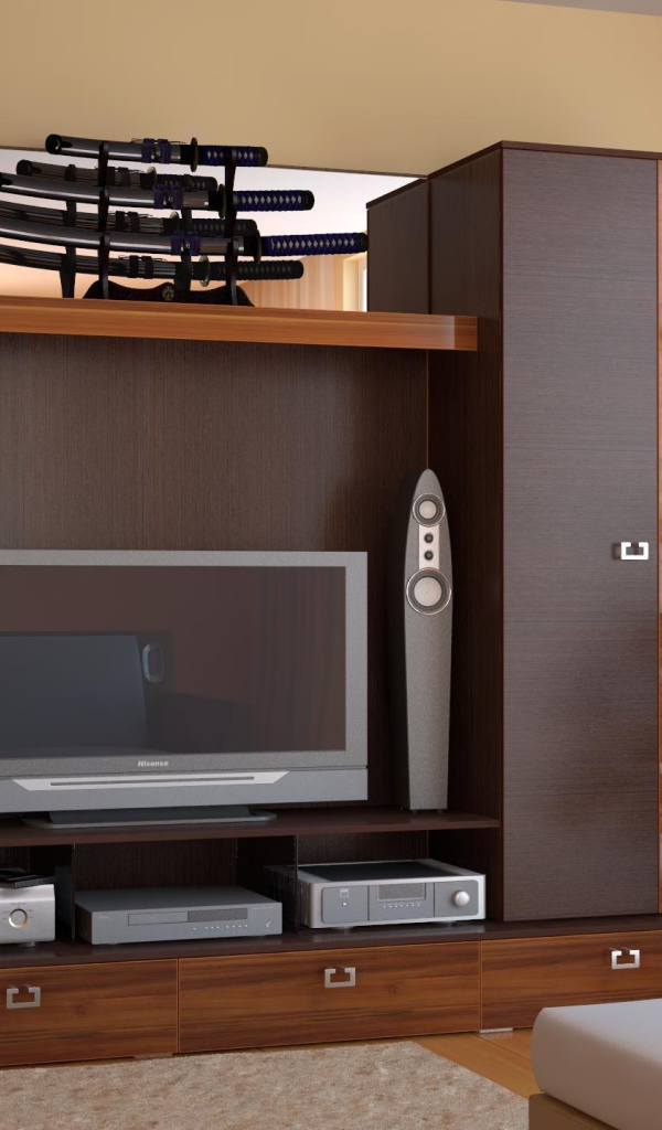 Телевизор в гостиной