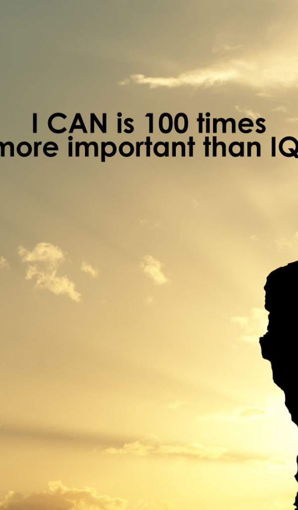 То что я могу, в 100 раз лучше Айкью