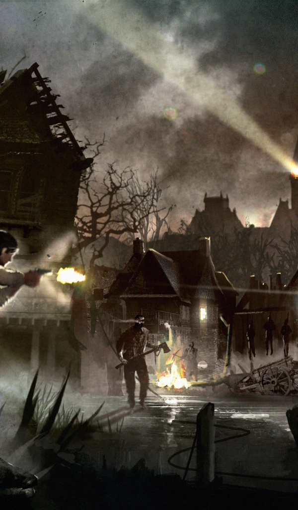 The battle in the game The evil within