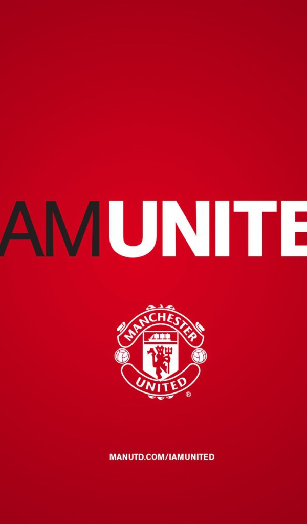 Знаменитая Футбольная команда Англии Манчестер Юнайтед