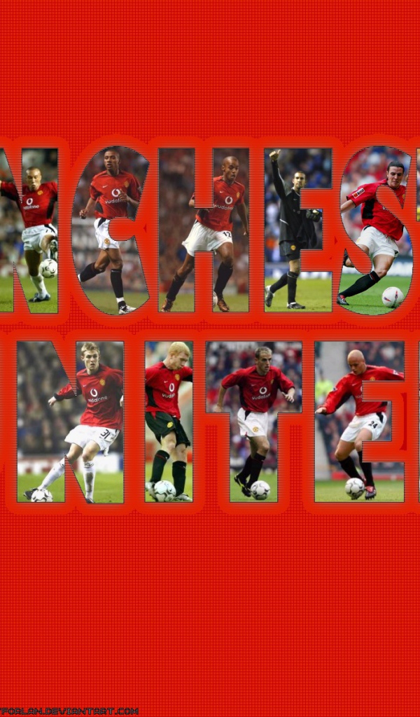 Знаменитая команда Манчестер Юнайтед