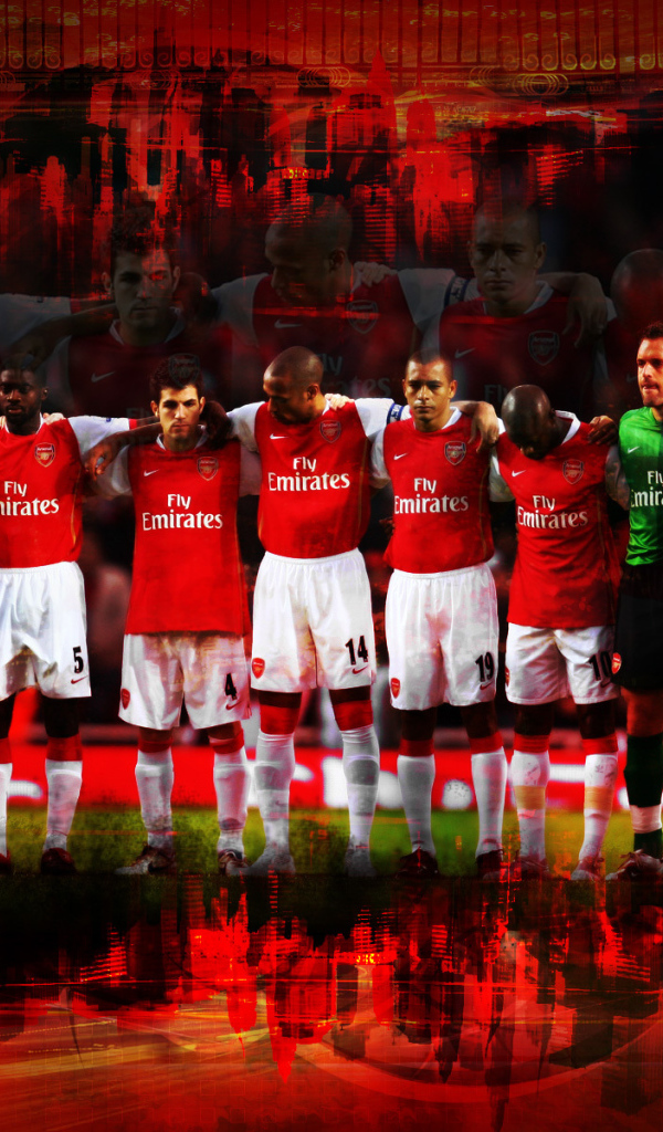 Популярная футбольная команда Арсенал