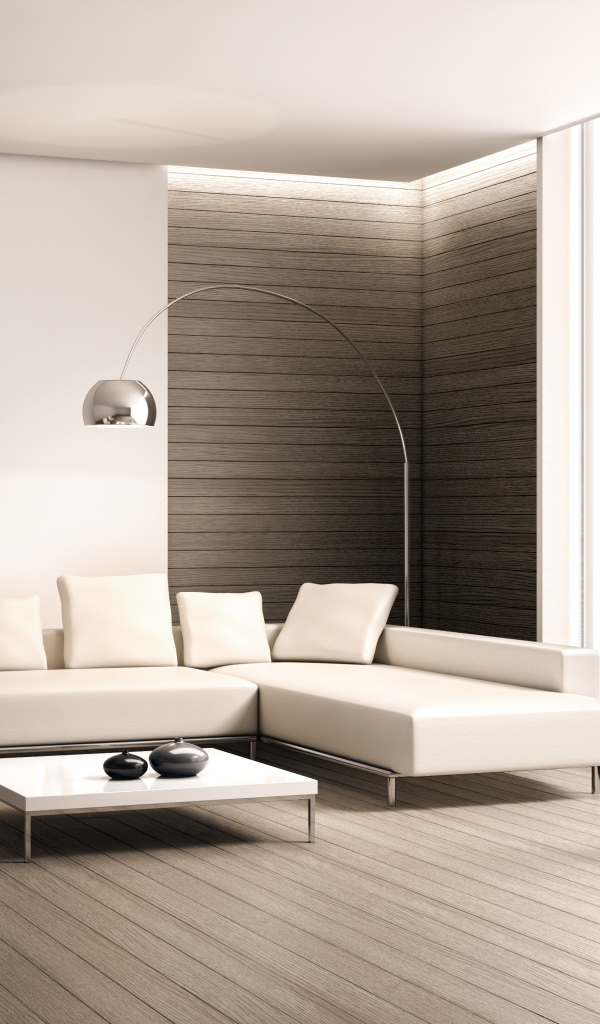 Окно на всю стену в гостиной