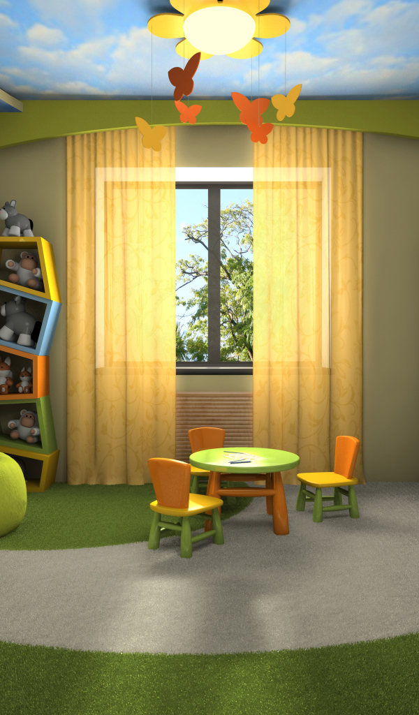 Необычный декор детской