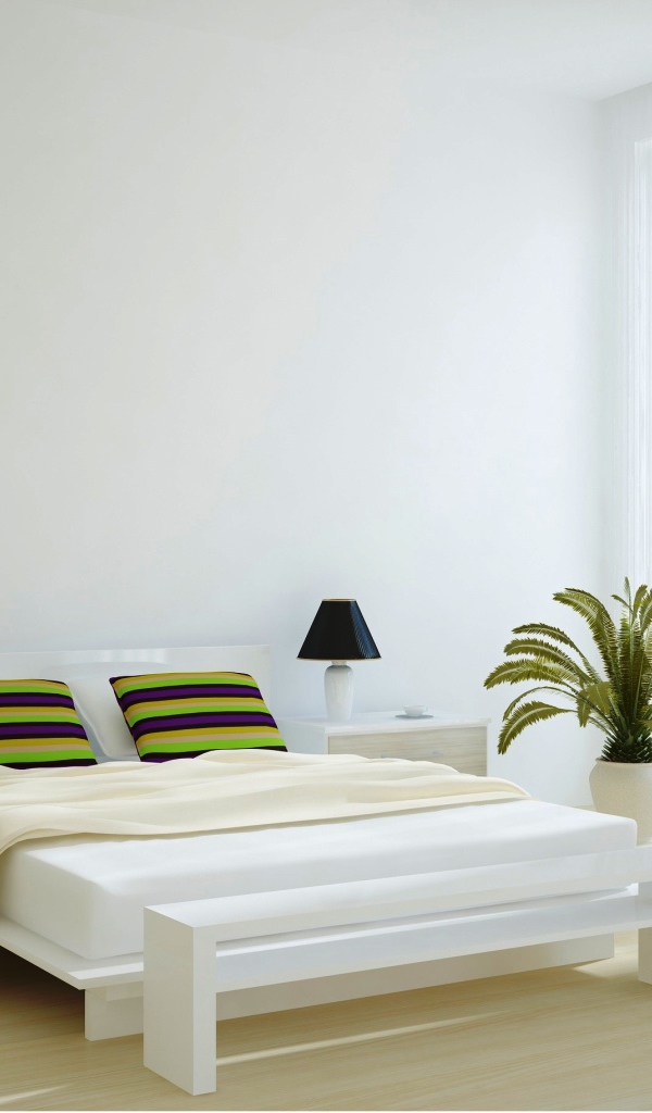 Белый стиль для спальни