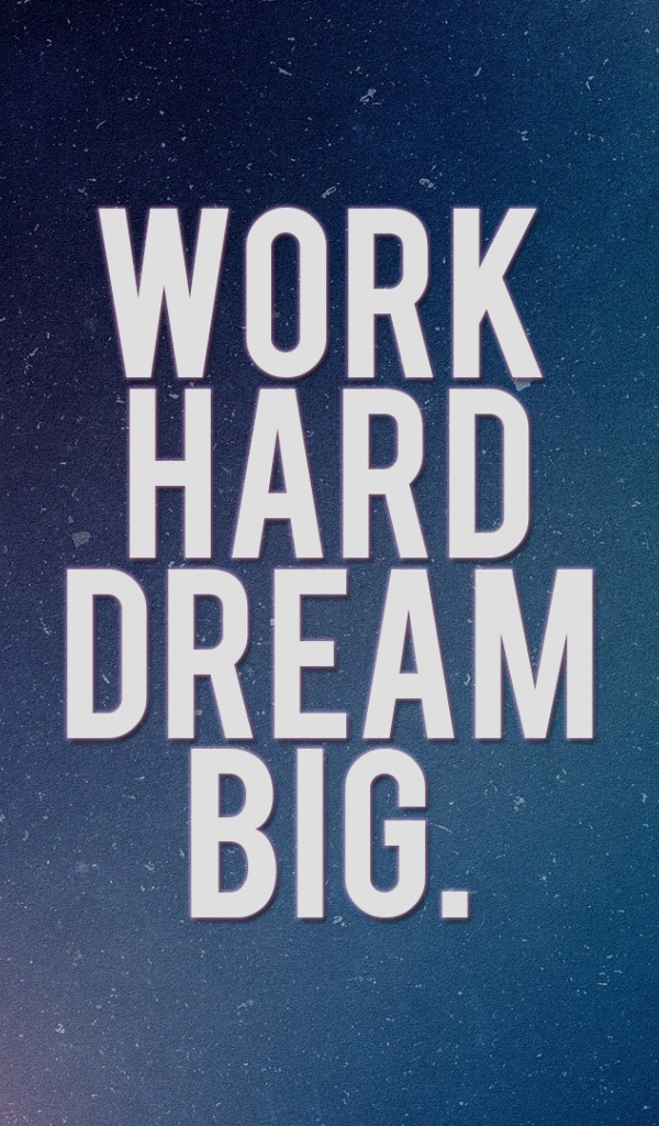 Трудись упорно, мечтай свободно