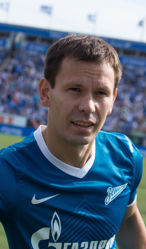 Zenit midfielder Konstantin Zyryanov on the field
