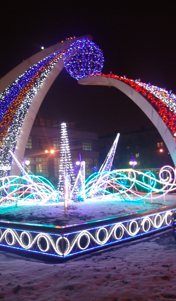 Харьков ночью