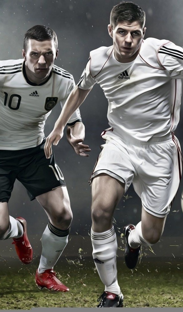 Лукас и Стевен в футболках Адидас