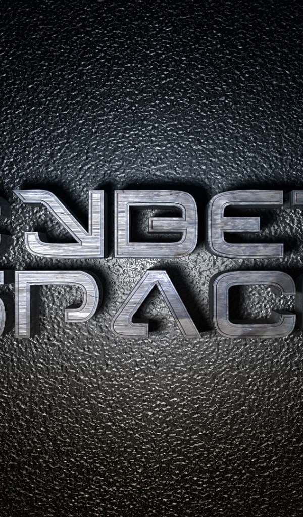 3D inscription Cyber Space