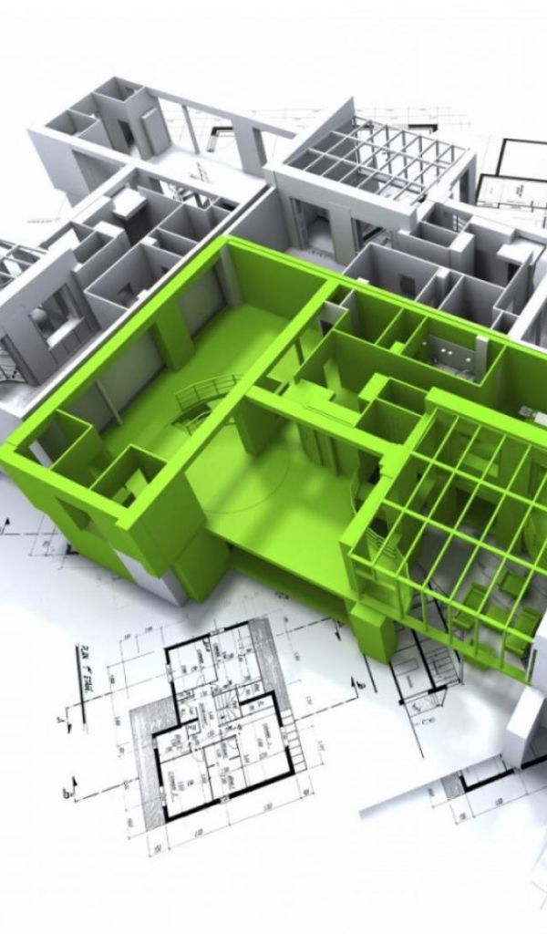 3Д модель дома