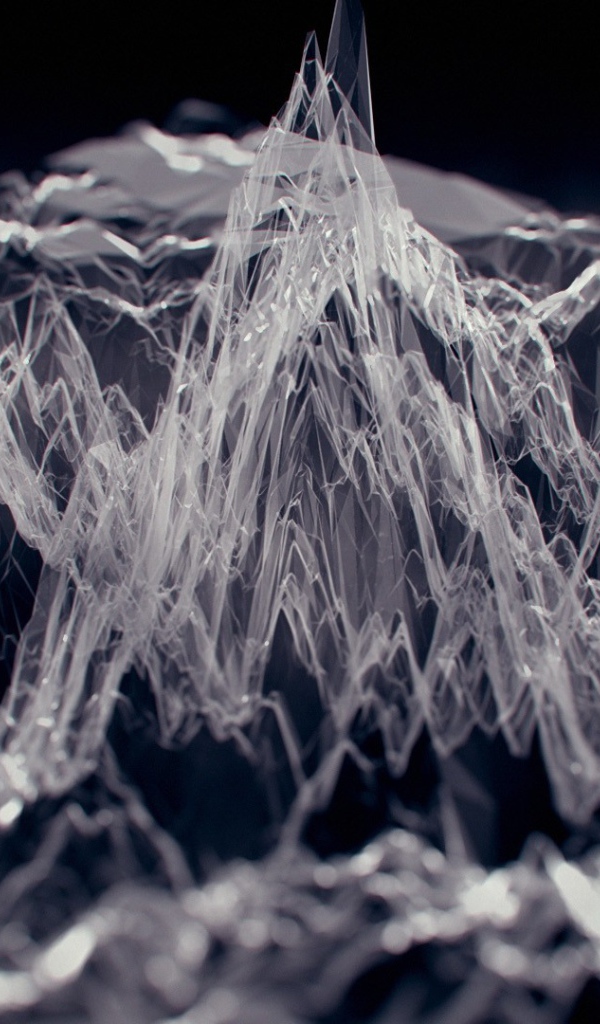 3Д модель горной местности