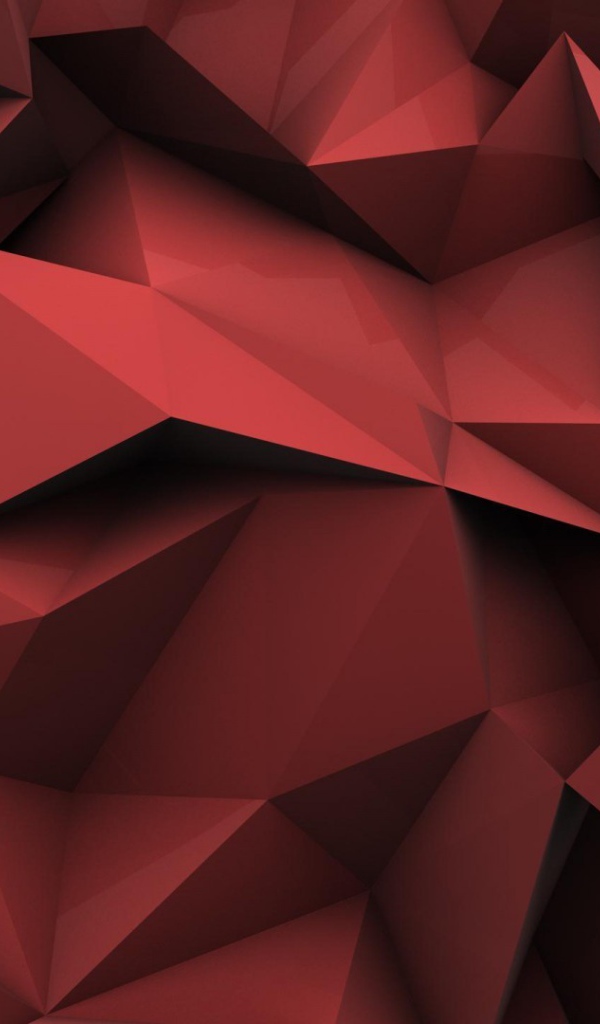 3Д структура красного цвета, абстракция