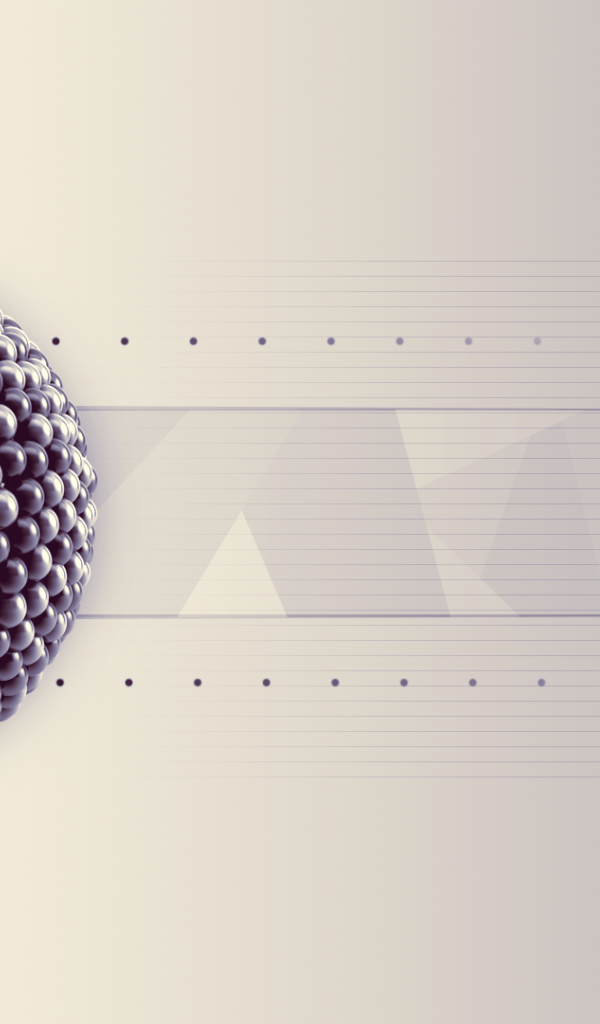 Шар из черных шаров 3Д