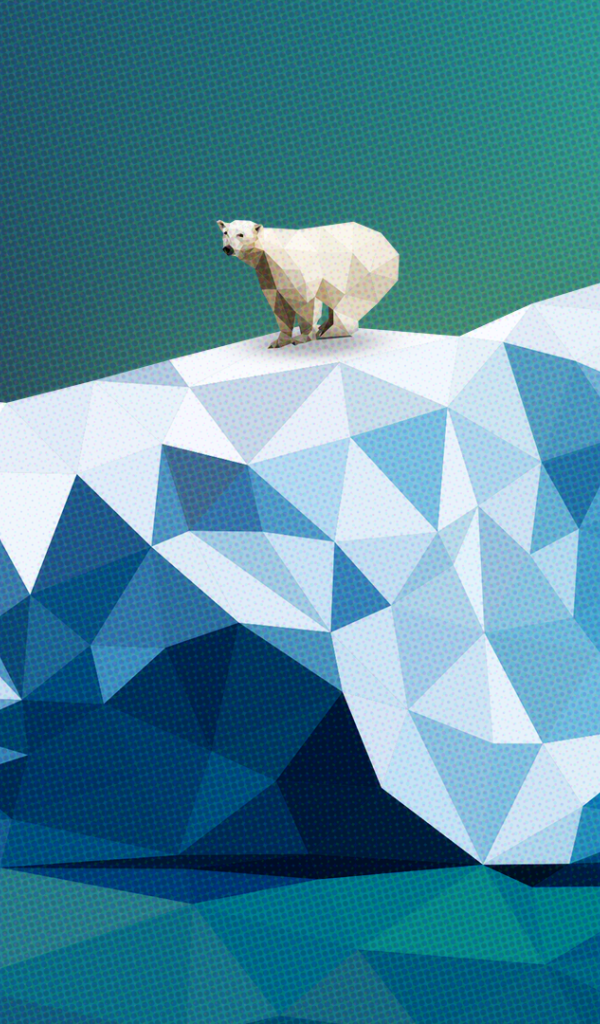 Медведь на леднике, 3Д графика