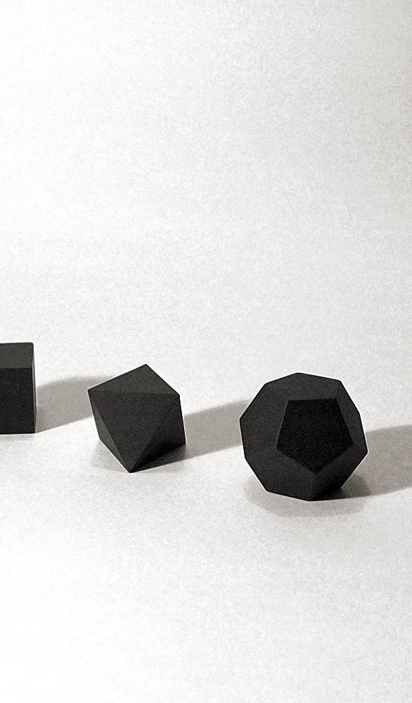 Черные геометрические фигуры