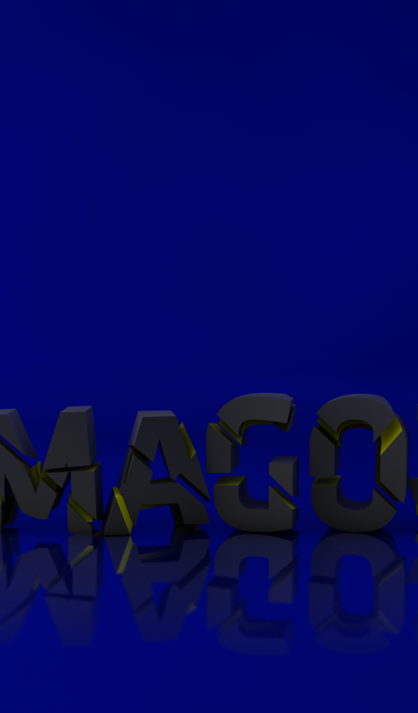 Черные буквы на голубом фоне