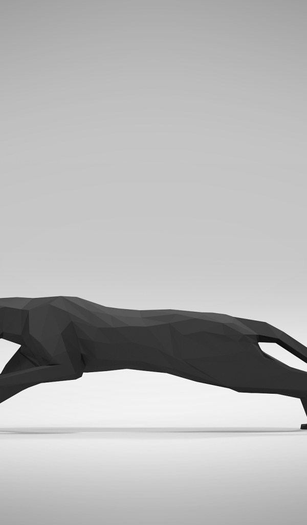 Черная пума, 3-Д графика