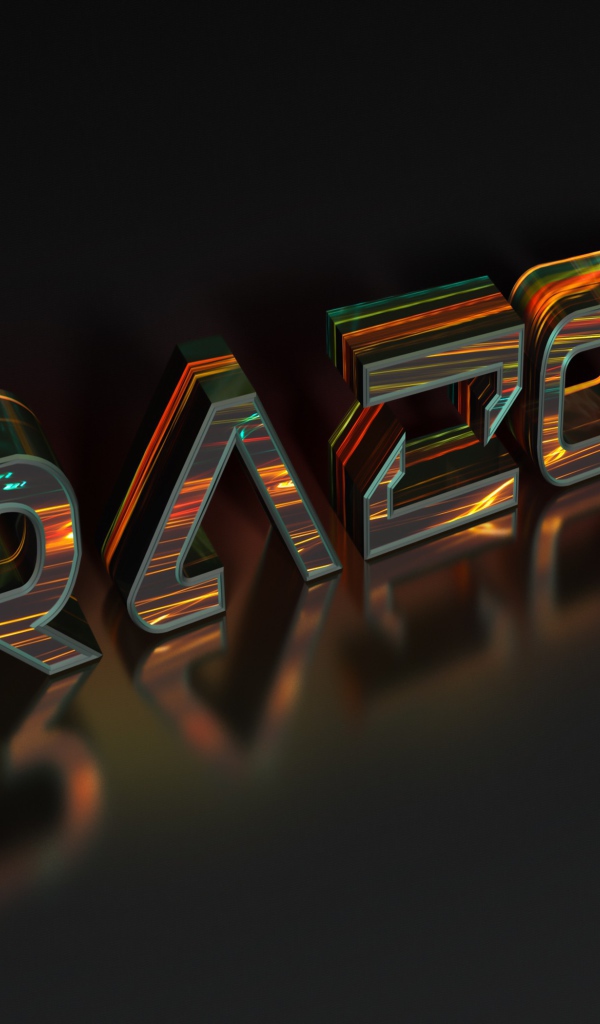 Надпись Razor, 3Д графика