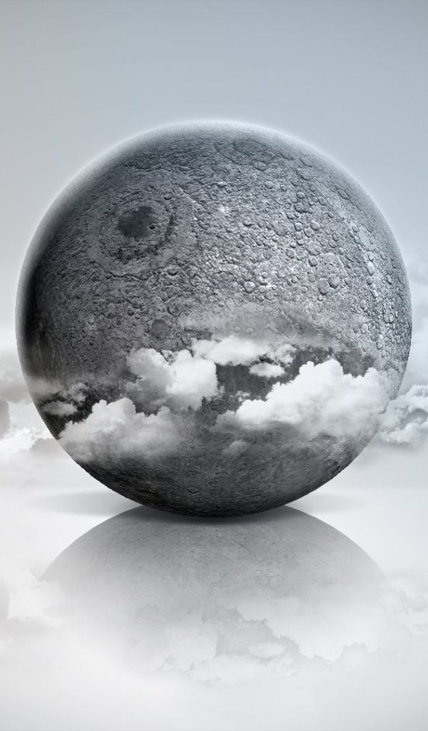 Цифровой серый шар