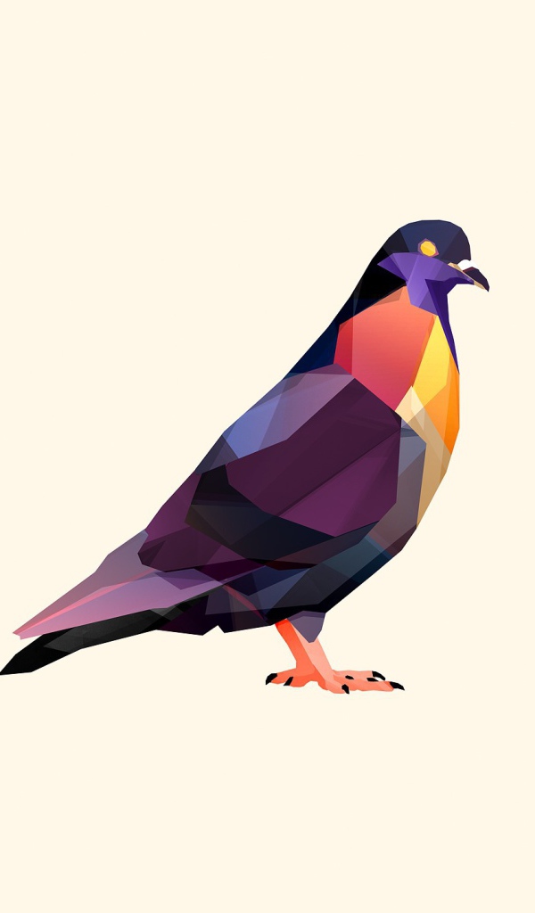 Голубь, 3-Д графика