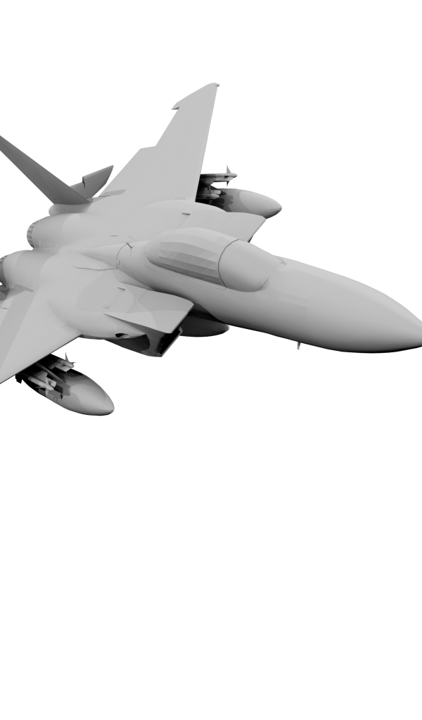 Истребитель, 3Д модель
