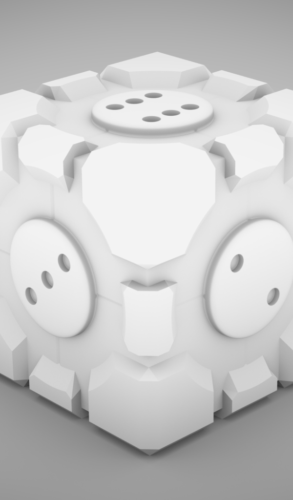 Футуристический игральный кубик