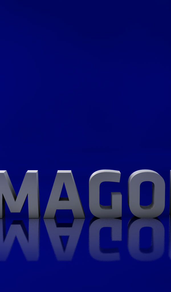 Серые буквы на голубом фоне, 3Д модель