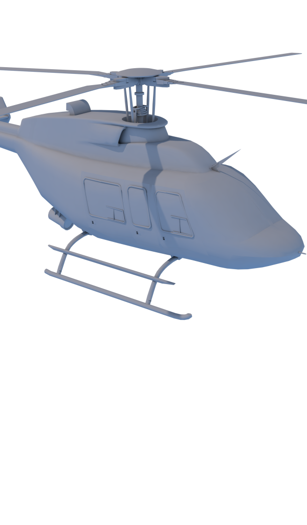Вертолет, 3Д модель