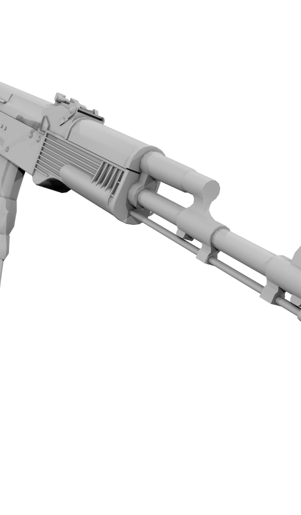 Модель оружия, 3-Д графика