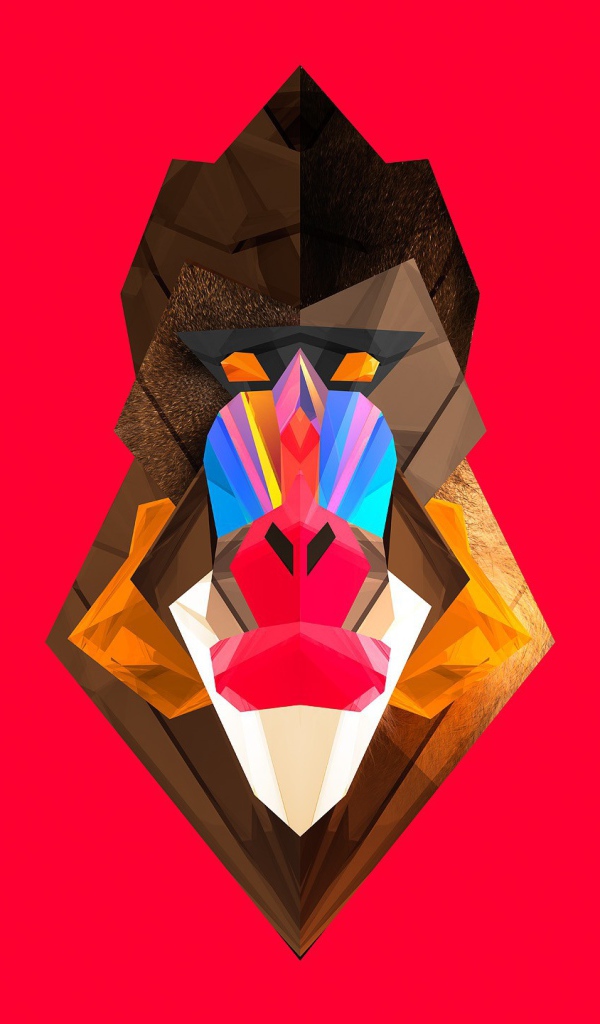 Обезьяна, 3-Д графика