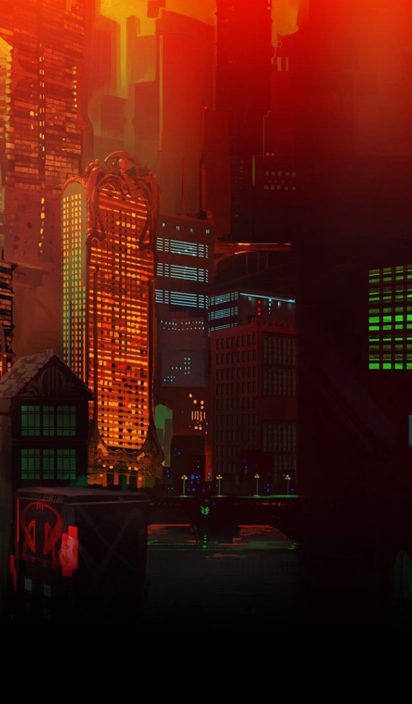 Ночной город, 3Д графика