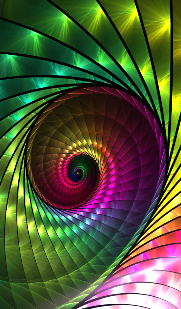 Радужная раковина 3Д