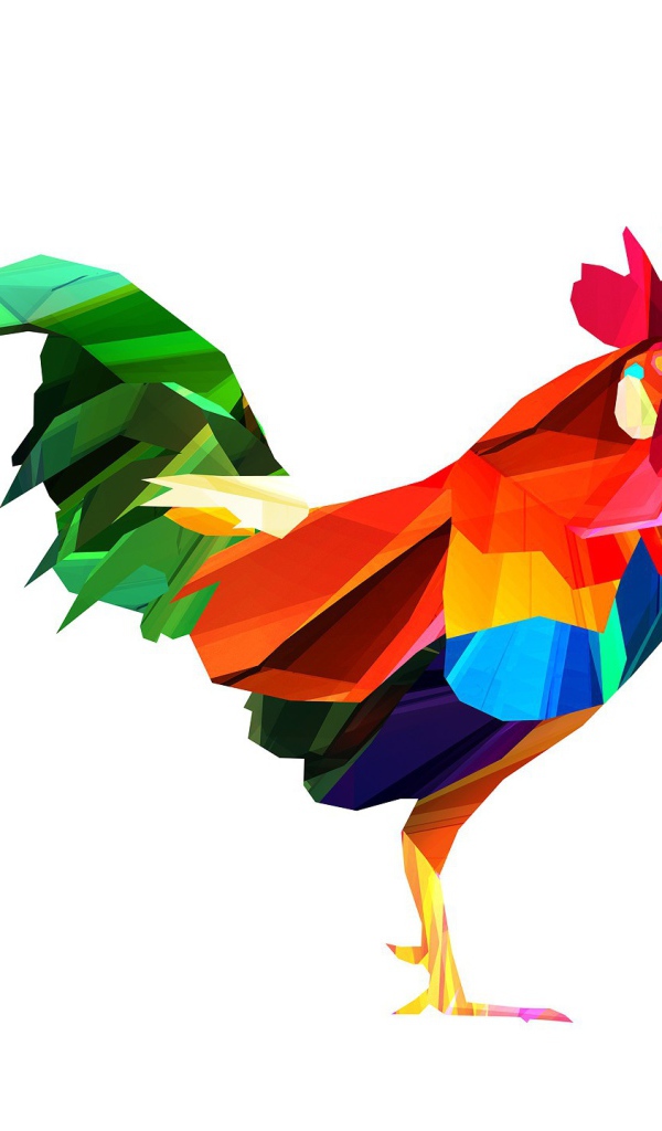 Петух, 3-Д графика