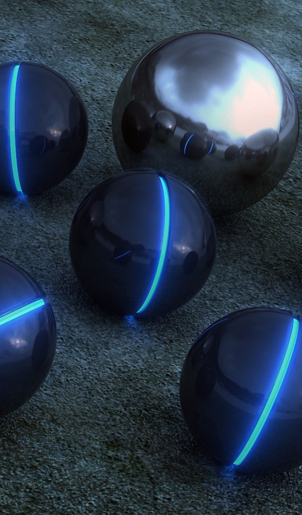 Сферы отражаются друг в друге