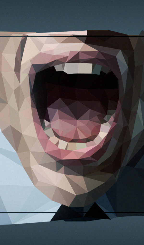 Лицо человека, 3Д графика