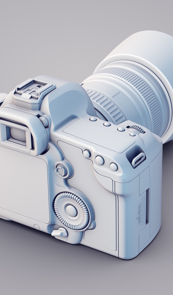 Модель фотоаппарата, 3-Д графика