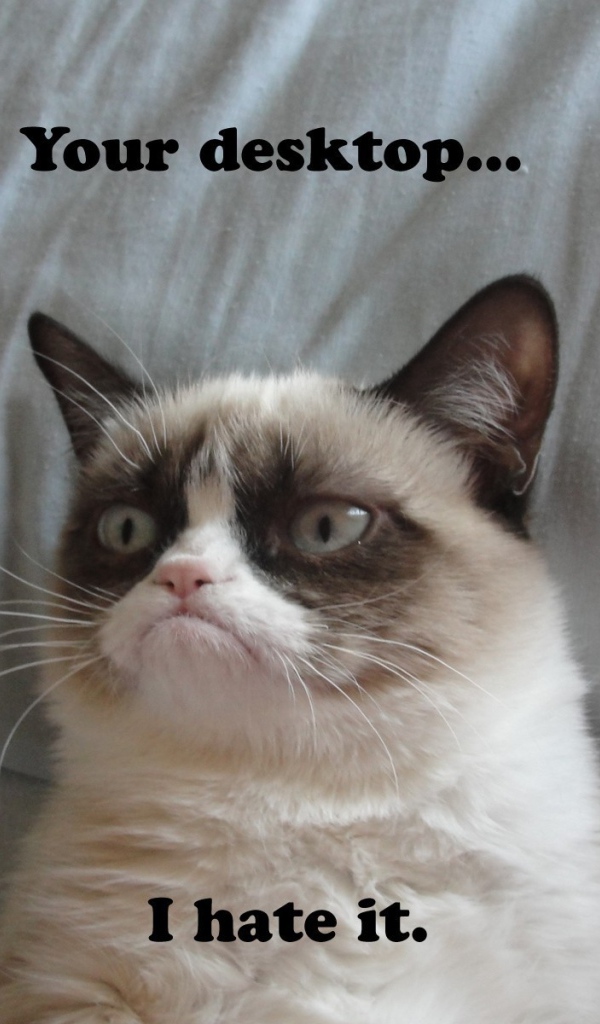 Я ненавижу твой рабочий стол