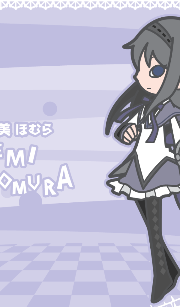 Акеми Хомура из аниме Девочка-волшебница Мадока