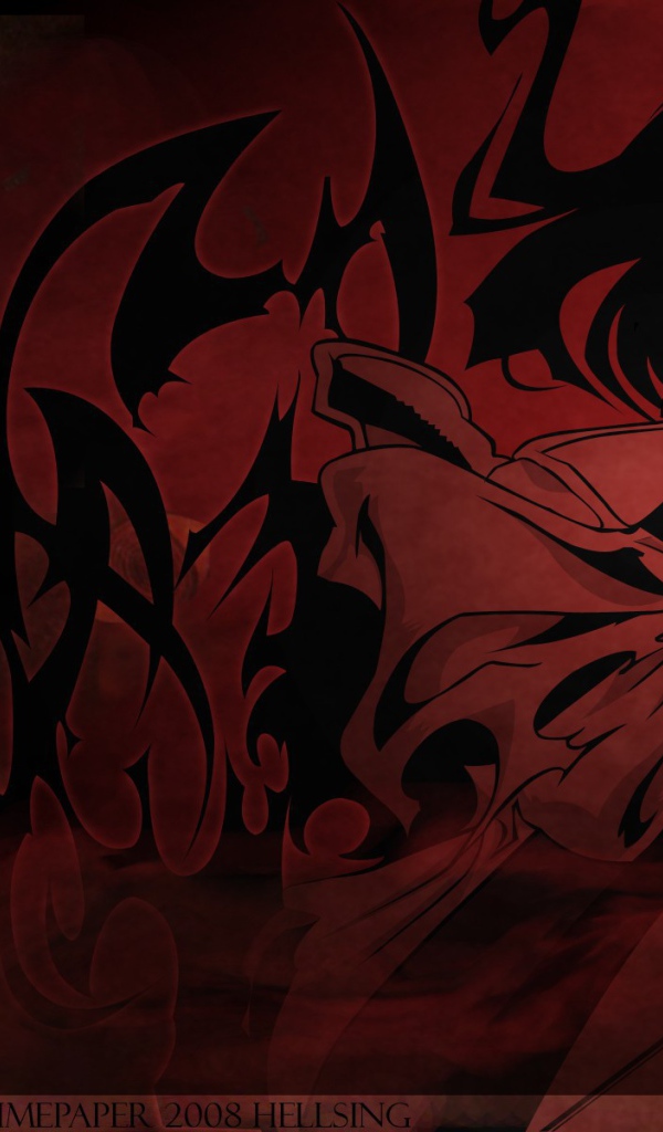 Алукард из аниме Hellsing