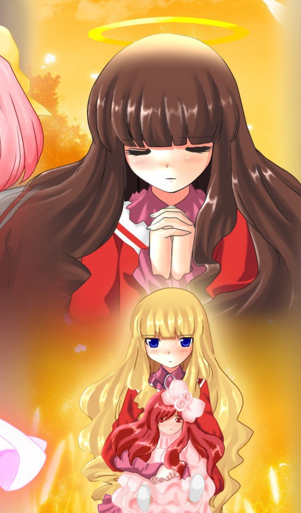 Ангелы в аниме Одному лишь Богу ведомый мир