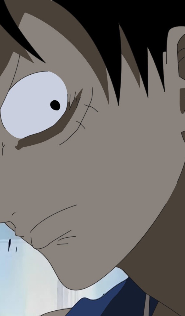 Злой взгляд персонажа аниме Большой куш